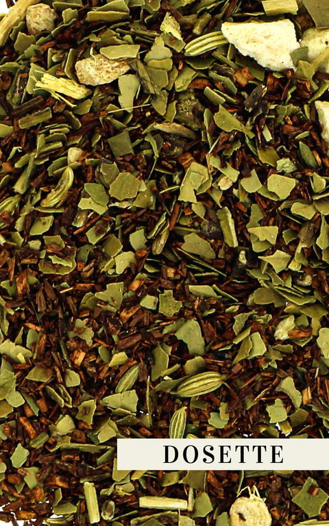 N°5 - Tisane BIO – Mélange Rooibos et maté vert – Saveur orange - Dosettes de vrac pré-dosé